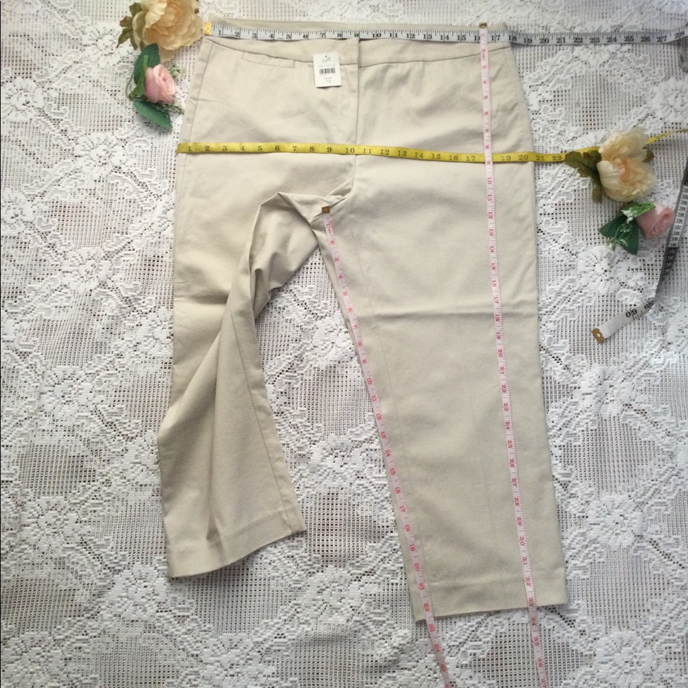 J.Jill Women's Stretch Crop Pants Size 12 - Picture 2 of 9